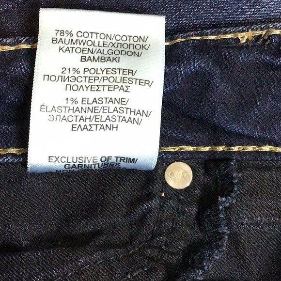 SILVER JEANS Suki Mid, Super Skinny Blue Jeans - Picture 6 of 6